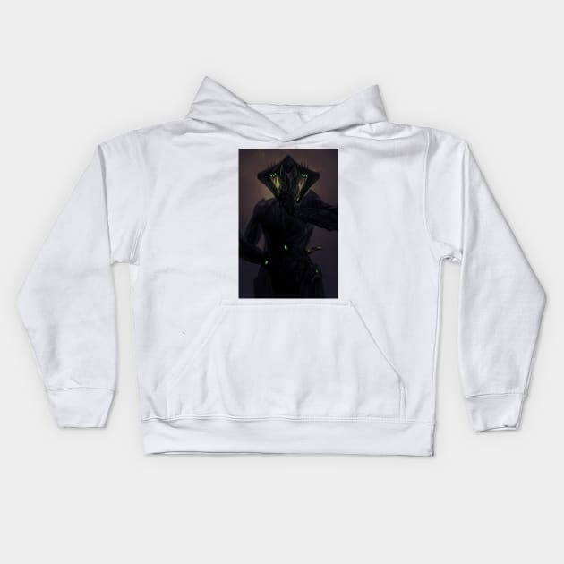 Stealth, Warframe Kids Hoodie by Cleo Naturin